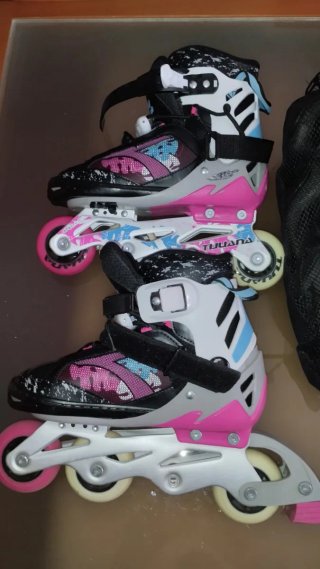 Patines en línea Tijuana Talla Ajustable + Protecc