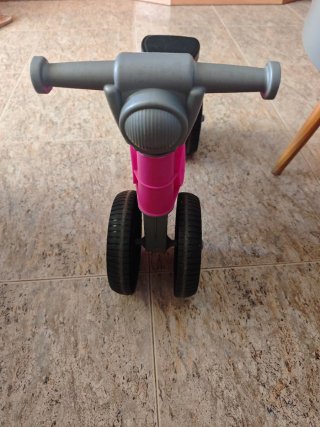Moto correpasillos rosa