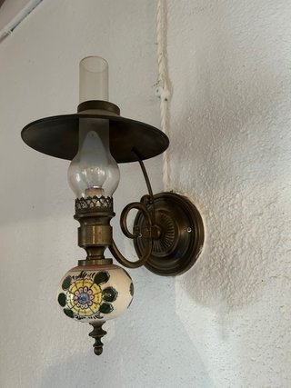 Conjunto de lámpara colgante metal y cerámica
