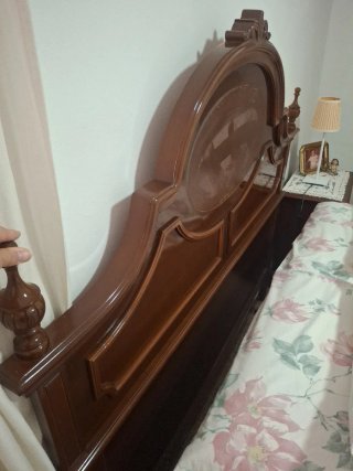 Cabecero de madera estilo clásico 135cm