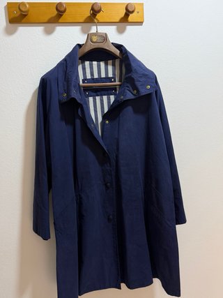 Max Mara Weekend Cappotto/Trench Blu Tg 42
