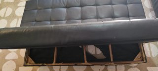 Sofá Cama Cheslong Negro