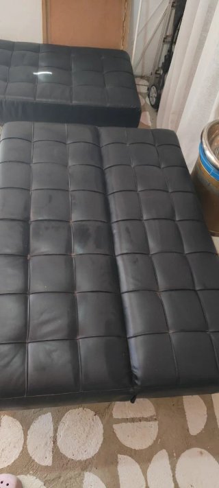 Sofá Cama Cheslong Negro