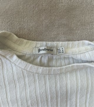Jersey Stradivarius Blanco Talla M