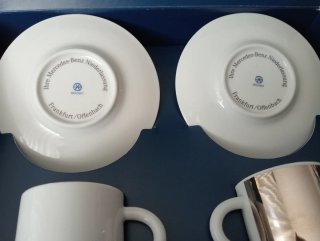 Juego 2 Tazas Café Cerámica Alemana
