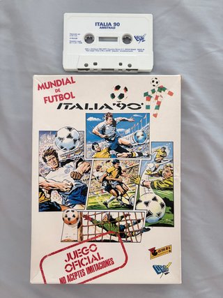 Juego Amstrad CPC Mundial Italia 90