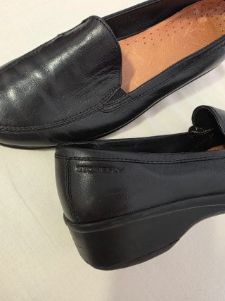 Zapatos de piel negros Stonefly talla 36