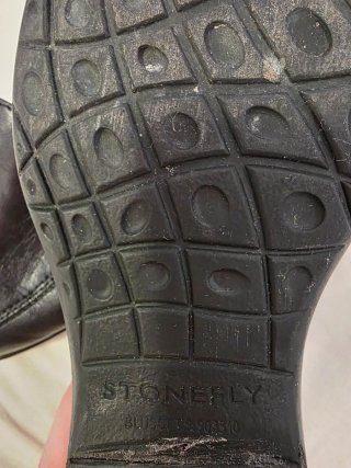 Zapatos de piel negros Stonefly talla 36