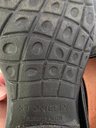 Zapatos de piel negros Stonefly talla 36