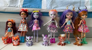 Muñecas Enchantimals y sus mascotas