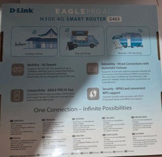 Router 4G D-Link N300 G403