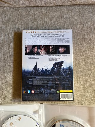 Película Lincoln DVD + Blu-Ray