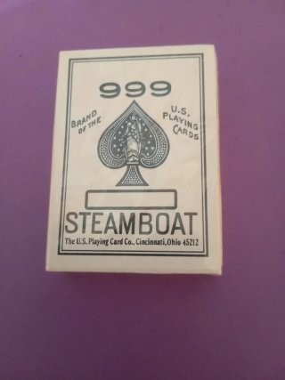 Baraja 999 Steamboat Playing Cards sin abrir