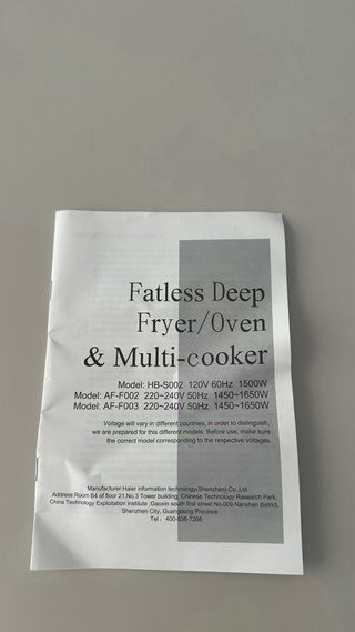 Airfryer/Horno Haier Nuevo