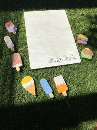 Puzzle de Helados de Madera