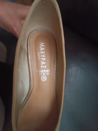 Manoletinas Marypaz Beige Talla 39