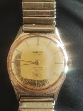 Reloj Aureole Dorado 17 Rubis