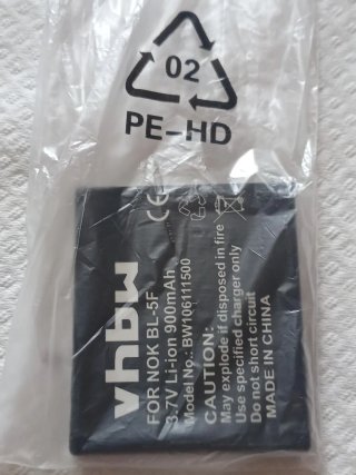 Batteria di ricambio per telefoni Nokia