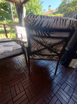 Juego Sofá y Mesa Exterior