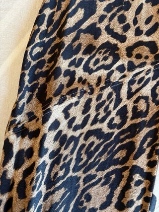 Vestido largo animal print Zara