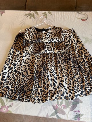 Vestido largo animal print Zara
