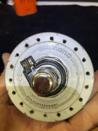Buje Dinamo Shimano Plata