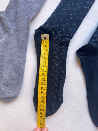 Pack 2 Calcetines Altos Calzedonia Mujer Gris y Az