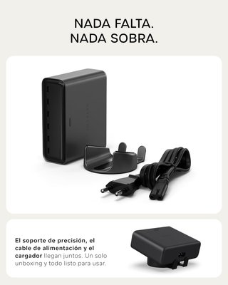 Cargador GaN 240W Satechi ChargeView Pantalla LCD