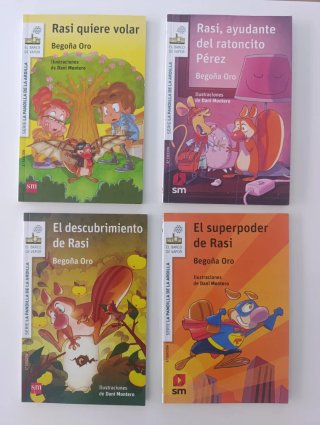 Lote 4 libros Rasi - La pandilla de la ardilla - B