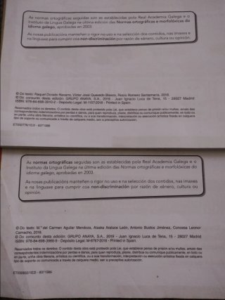 Ciencias sociais y Naturais, 2 Primaria