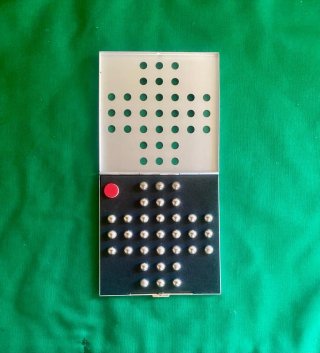 JUEGO DE SOLITARIO METALICO DE VIAJE DE RENFE