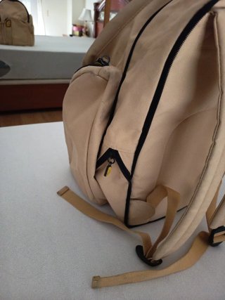 Mochila Delsey Beige con Refuerzo