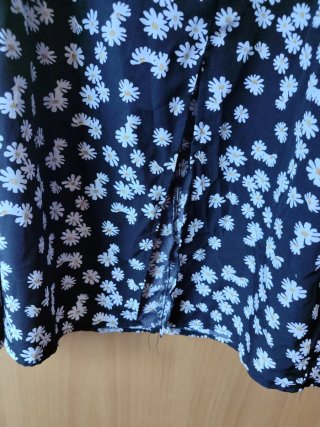 Vestido juvenil estampado floral