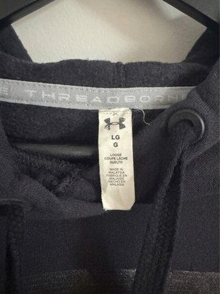 Sudadera Under Armour Threadborne Negra Talla L