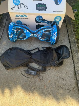 Hoverboard Zeeclo X-Tream 10 Azul Camuflaje