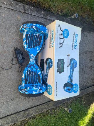 Hoverboard Zeeclo X-Tream 10 Azul Camuflaje