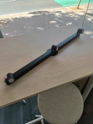 Focos de pared negros
