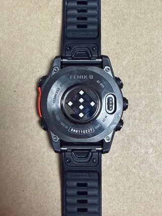 Garmin Fenix 8 47mm Negro/Rojo