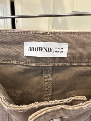 Pantalón Brownie Talla 36 Marrón