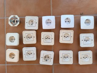 Enchufes e interruptores