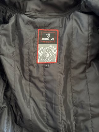 Chaqueta Moto Bela Negra y Roja