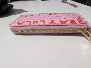 Monedero Bimba y Lola rosa con estampado
