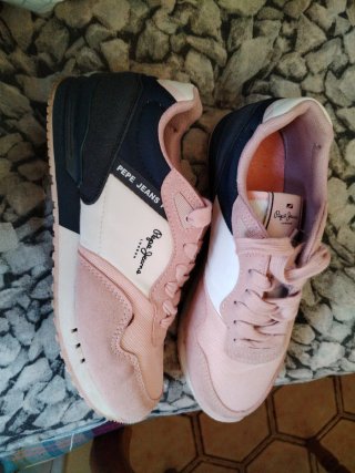 Deportivas Pepe Jeans rosas y blancas