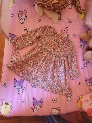 Vestido niña estampado floral