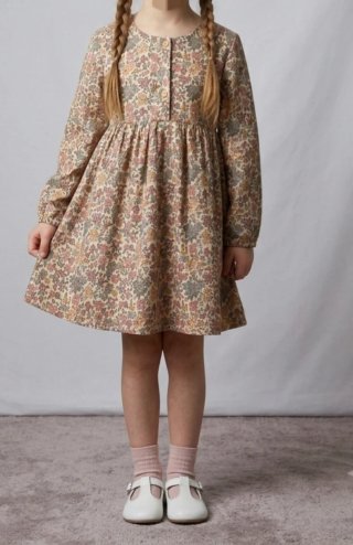 Vestido niña estampado floral