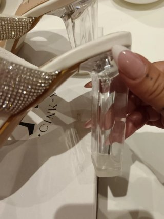 Sandalias brillantes talla 37 sin estrenar