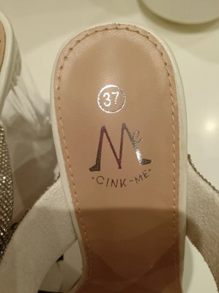 Sandalias brillantes talla 37 sin estrenar