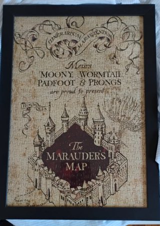 Puzzle Harry Potter El Mapa del Merodeador