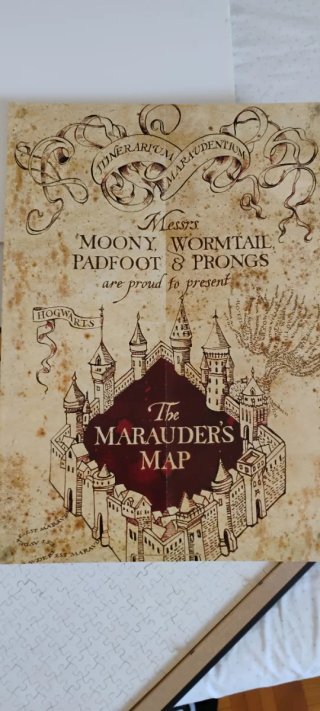 Puzzle Harry Potter El Mapa del Merodeador