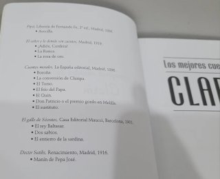 LIBRO Los Mejores Cuentos de CLARIN